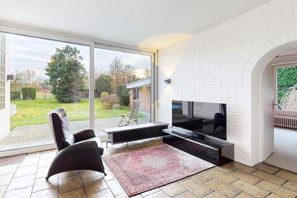 ... mit Blick in den Garten