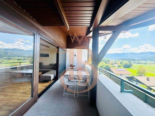 Loggia mit Panoramablick