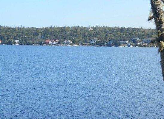 Herrlicher Blick über die Meeresbucht