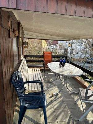 überdachte Terrasse