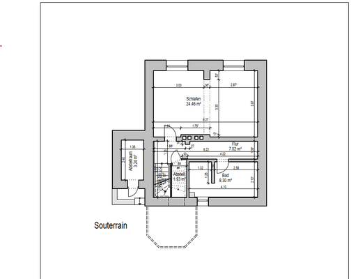 Grundriss Souterrain