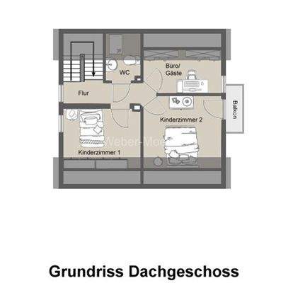 3445 Grundriss Dachgeschoss