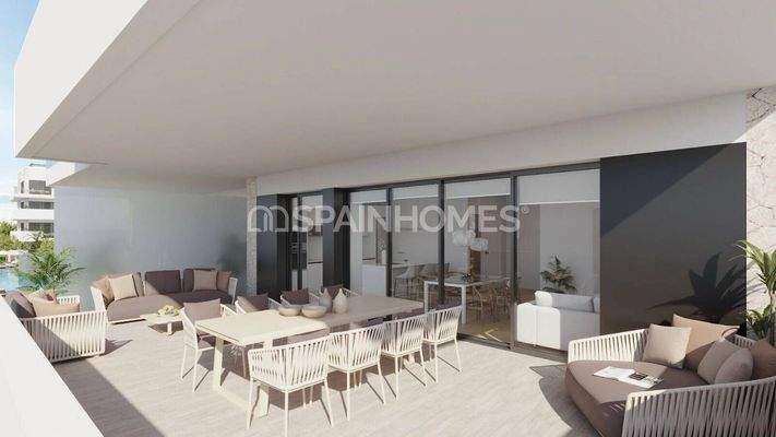 Flats in a Complex with Wellness Amenities in La Nucía Alicante