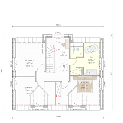 Grundriss Dachgeschoss