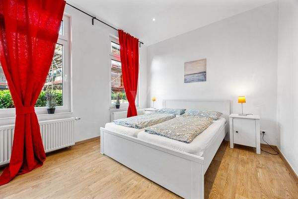 Schlafzimmer Wohnung 1 im Erdgeschoss