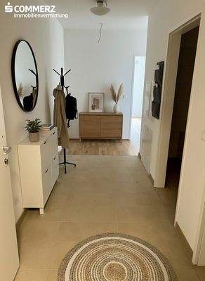 Beispiel-Einrichtung Vorraum (KI-generiert)