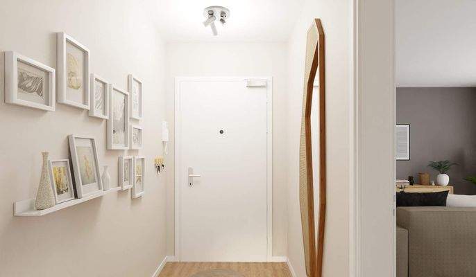 Heller und freundlicher Eingangsbereich