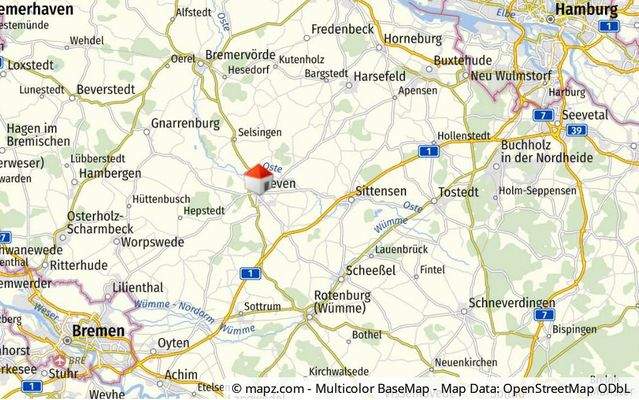 überregionale Umgebung