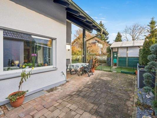 Wohnbereich mit Kamin