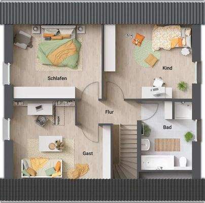 Edition Clever Grundriss Dachgeschoss