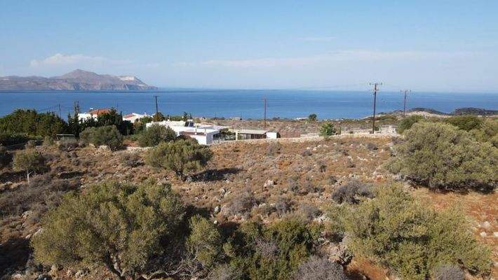 Kreta, Kokkino Chorio: Grundstück in fantastischer Lage zum Verkauf in Kokkino Chorio mit Baugenehmigung