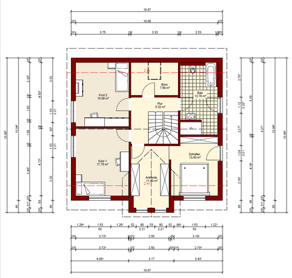 Grundriss Obergeschoss