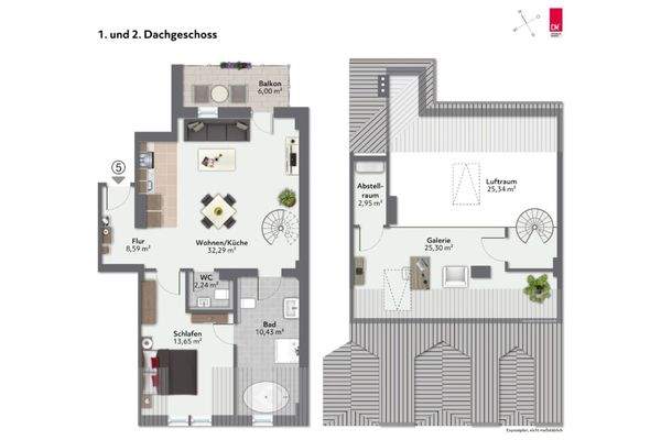 Grundriss Maisonette Nr 05