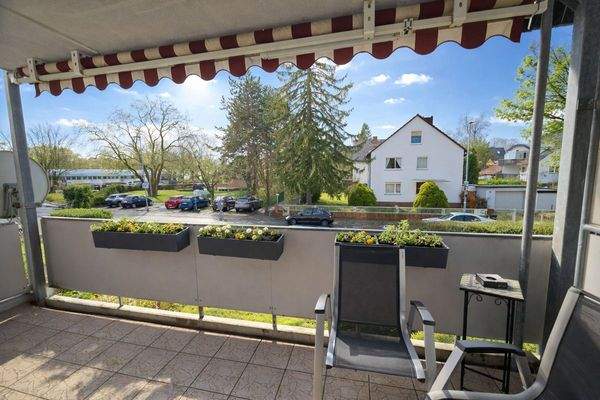 Gemütlicher Balkon mit Ausblick