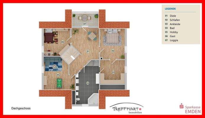 Grundriss Dachgeschoss