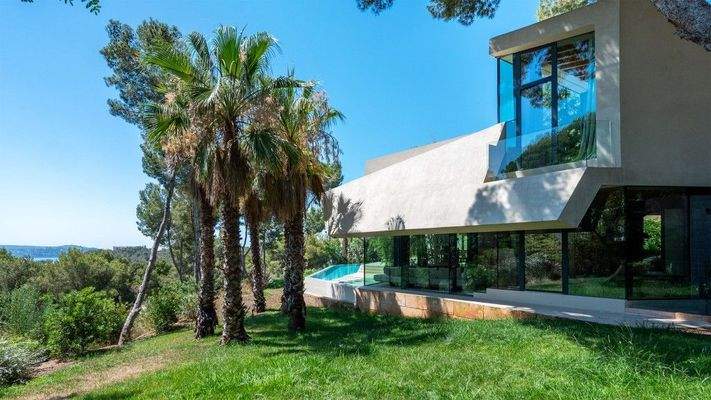 Paguera Mallorca Villa zu verkaufen Fassade Architizer BHHS-BAL-0965