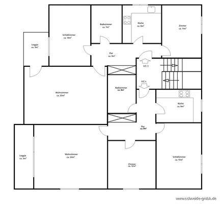 1. OG - WE 3 und WE 4