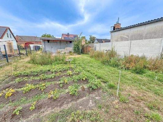 separater Gartenbereich