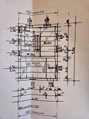 Grundriss Nebengebäude