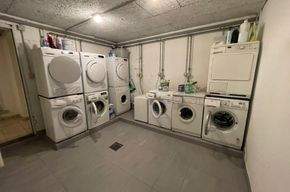 .. der Waschmaschinen-Platz ...