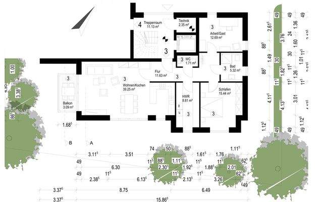 WHG 03-1. Obergeschoss