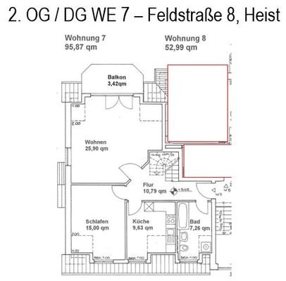 Grundriss DG WE 7