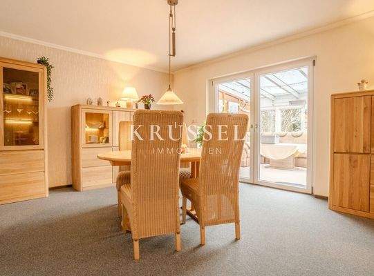 ...und Anbindung an den Wintergarten.