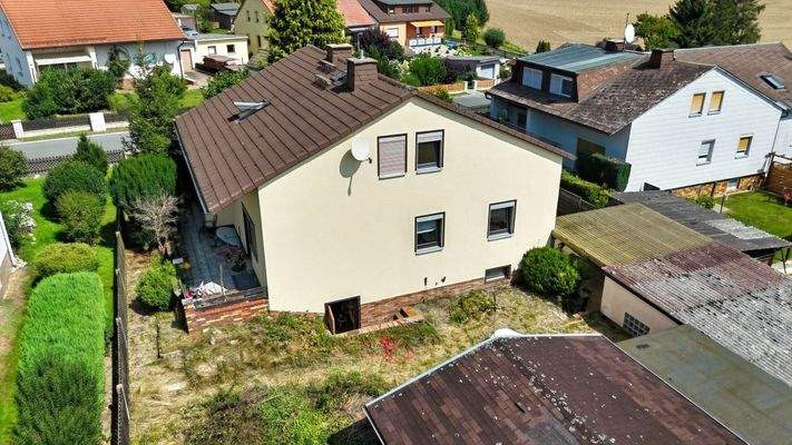 Hausansicht von hinten