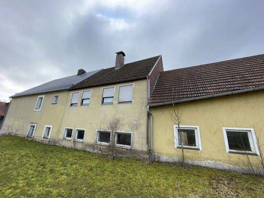 Ansicht Haus Rückseite - Dach teilweise neu