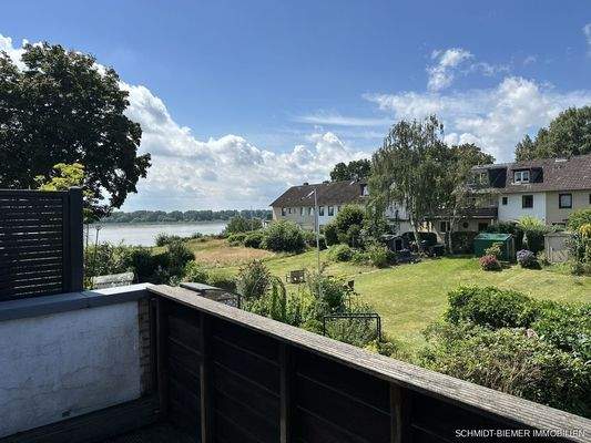 Dachterrasse mit  Elbblick