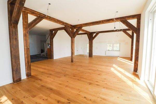 Offener Wohn-, Ess- und Kochbereich