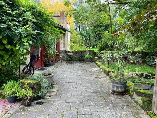 Terrasse zur Gästewohnung