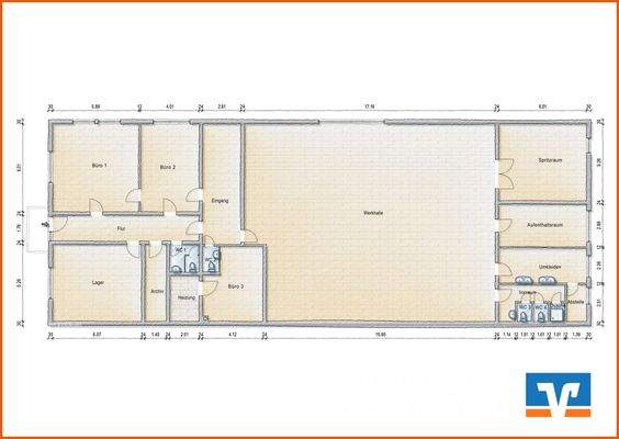 Grundriss visualisiert