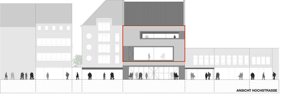 Ansicht Fußgängerzone