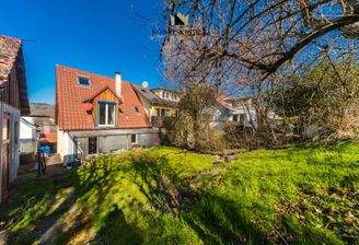 Gartenansicht auf die DHH