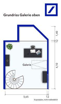 Grundriss offene Galerie oben