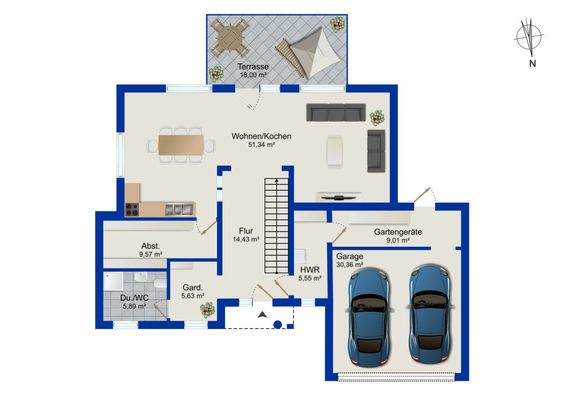 Grundriss Erdgeschoss