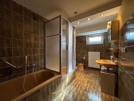 Duschbad im Untergeschoss