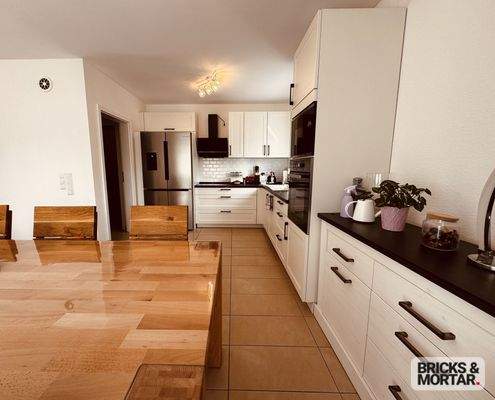 Küche, Wohnbereich  und Essbereich