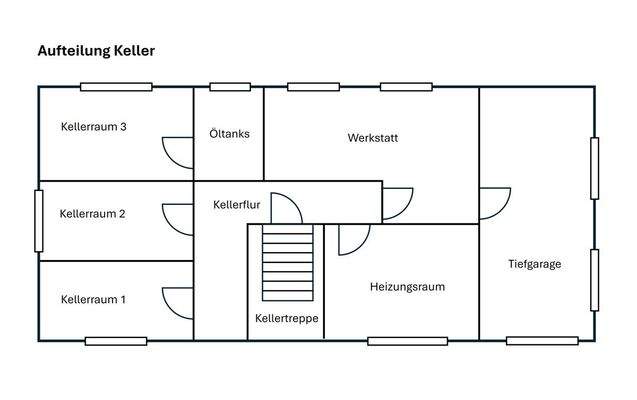 Grundriß Souterrain