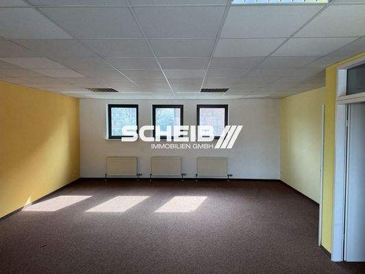 großer Raum mit Teppichboden