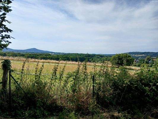 Gartenblick auf das Siebengebirge