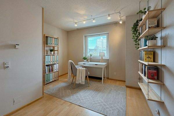 Schlafzimmer 3 oder Büro - (KI generiertes Visualisierungsbeispiel)