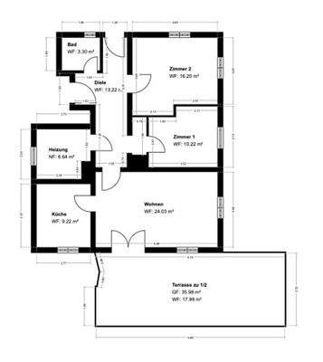 Grundriss Untergeschoss