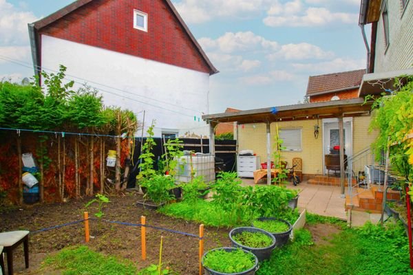 Terrasse und Garten