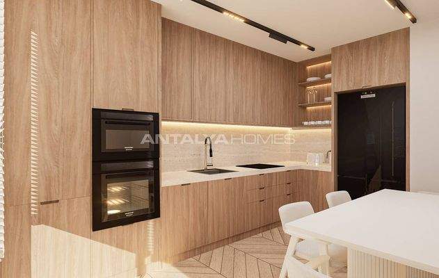 5-Bedroom Houses with Private Pool in Muratpaşa Antalya