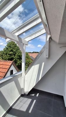 überdachte Loggia