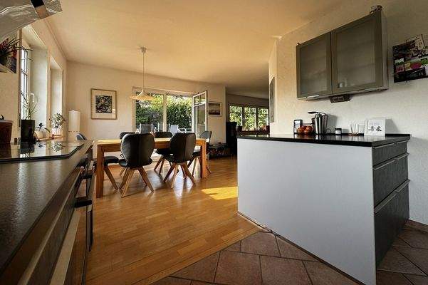 Küche und Essbereich im Erdgeschoss