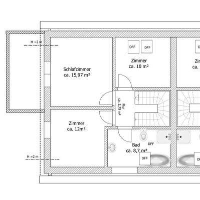 Grundriss Obergeschoss