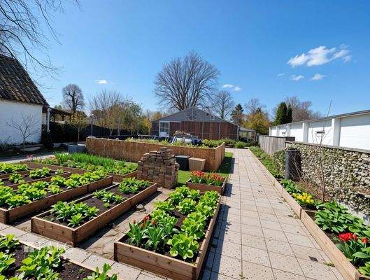 ...un so könnte der Garten in Zukunft aussehen.